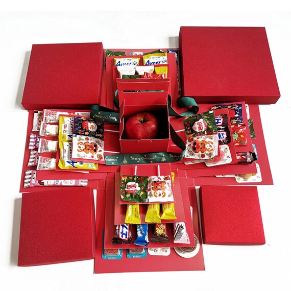 Christmas Gift Box Idea Gift Box Empty Explosion Gift Box DIY Gift Box  Candy Explosion Gift Box Thanksgiving Gift Ideas 