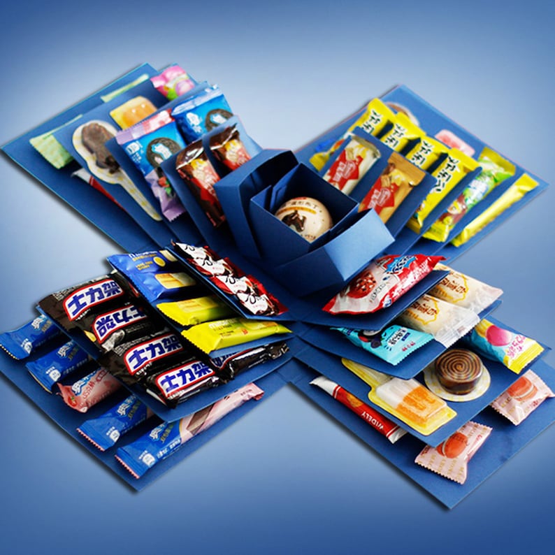 Candy Explosion Gift Boxes Candy Bar Wrappers Children Candy Box Gift