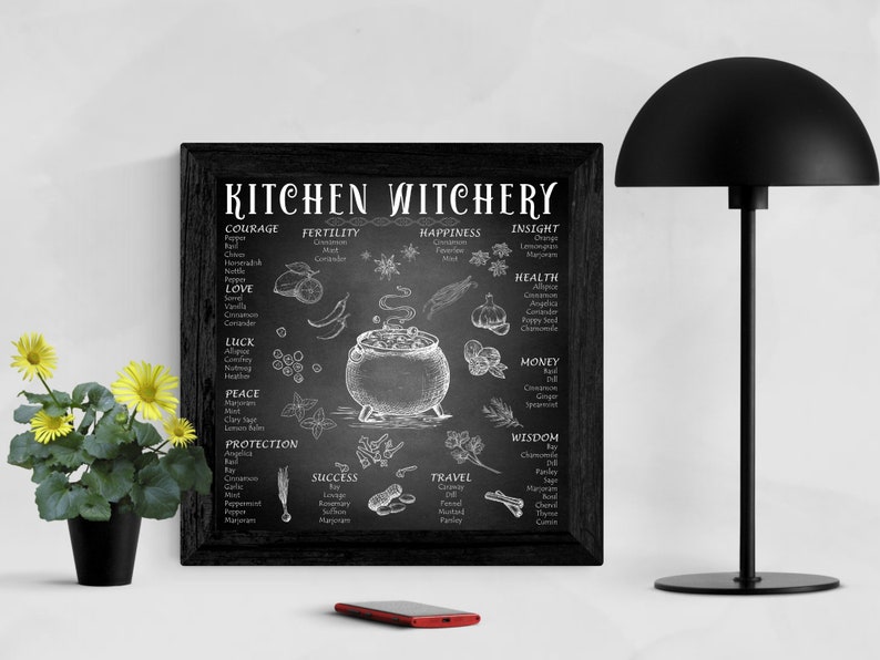 Kitchen Witchery Print 19.5 x 27cm main image 1