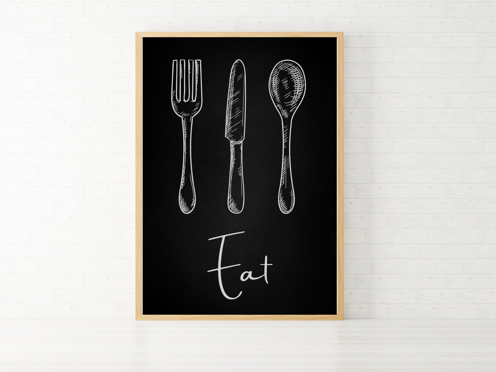 Printable Kitchen Wall Art Set of 3 Kitchen Prints, Food Drink Print ...