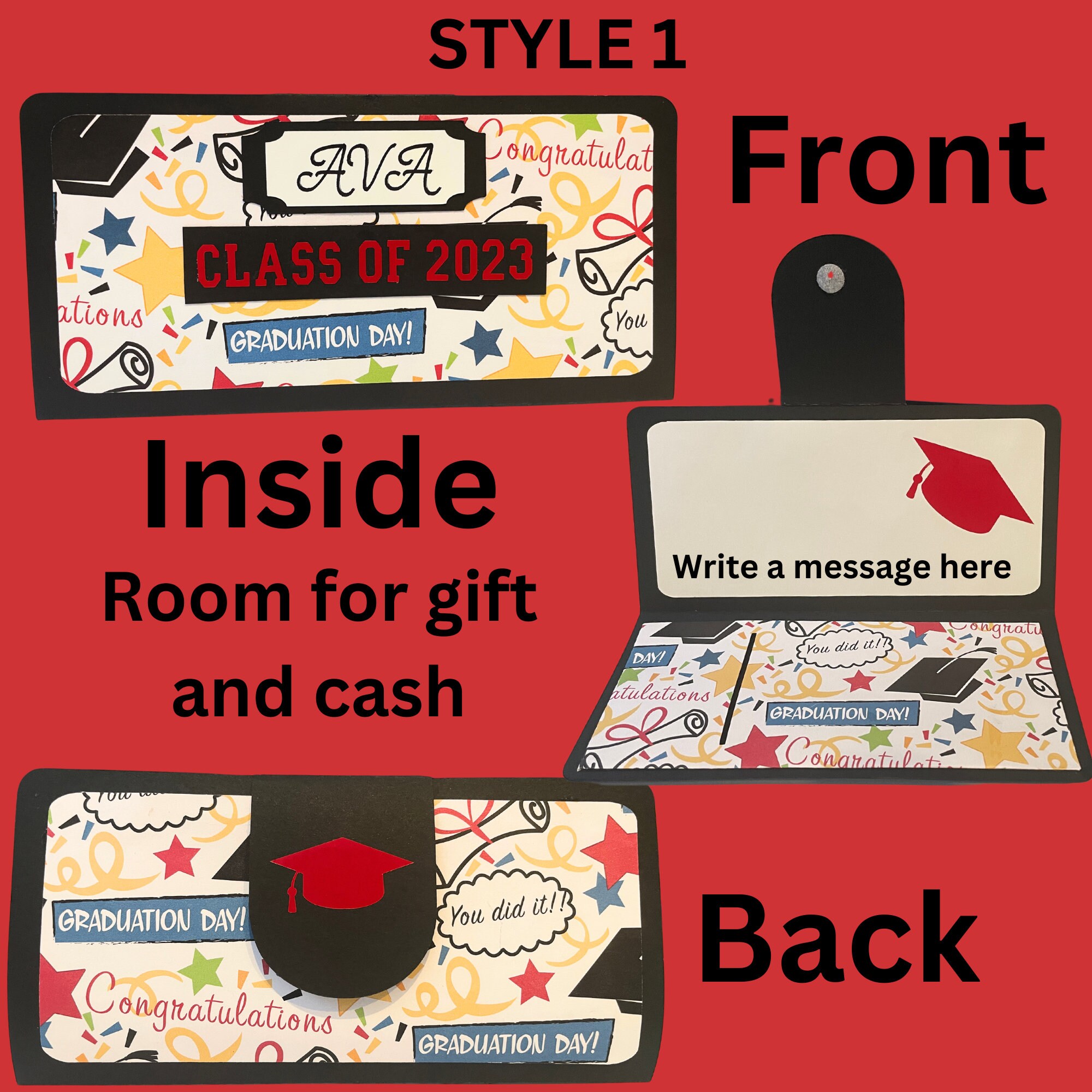 Graduation Gift Card Money Holder - Etsy