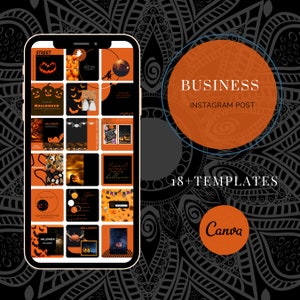 Plantillas de Instagram de Halloween Canva, Festival Instagram, Citas de Halloween para Instagram, Hermosas plantillas de redes sociales, Diseño de Halloween