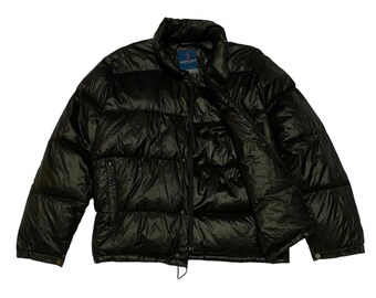 Vintage Moncler Grenoble zwart pufferjack