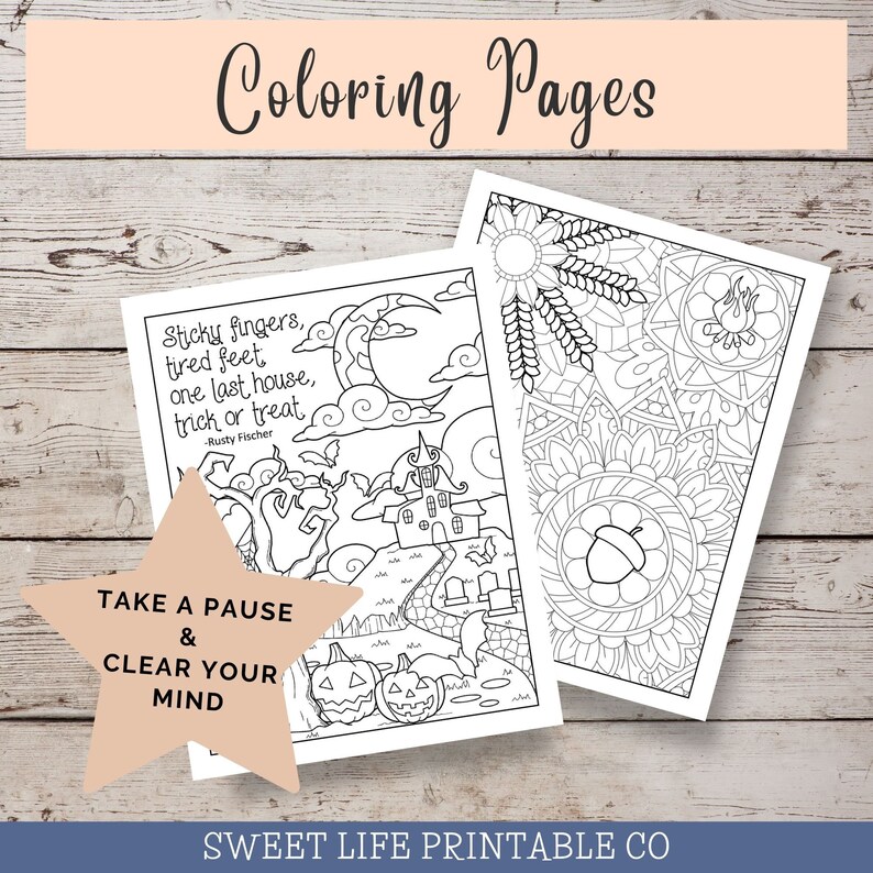 October Undated Planner Printable, October Calendar, Weekly Planner ...