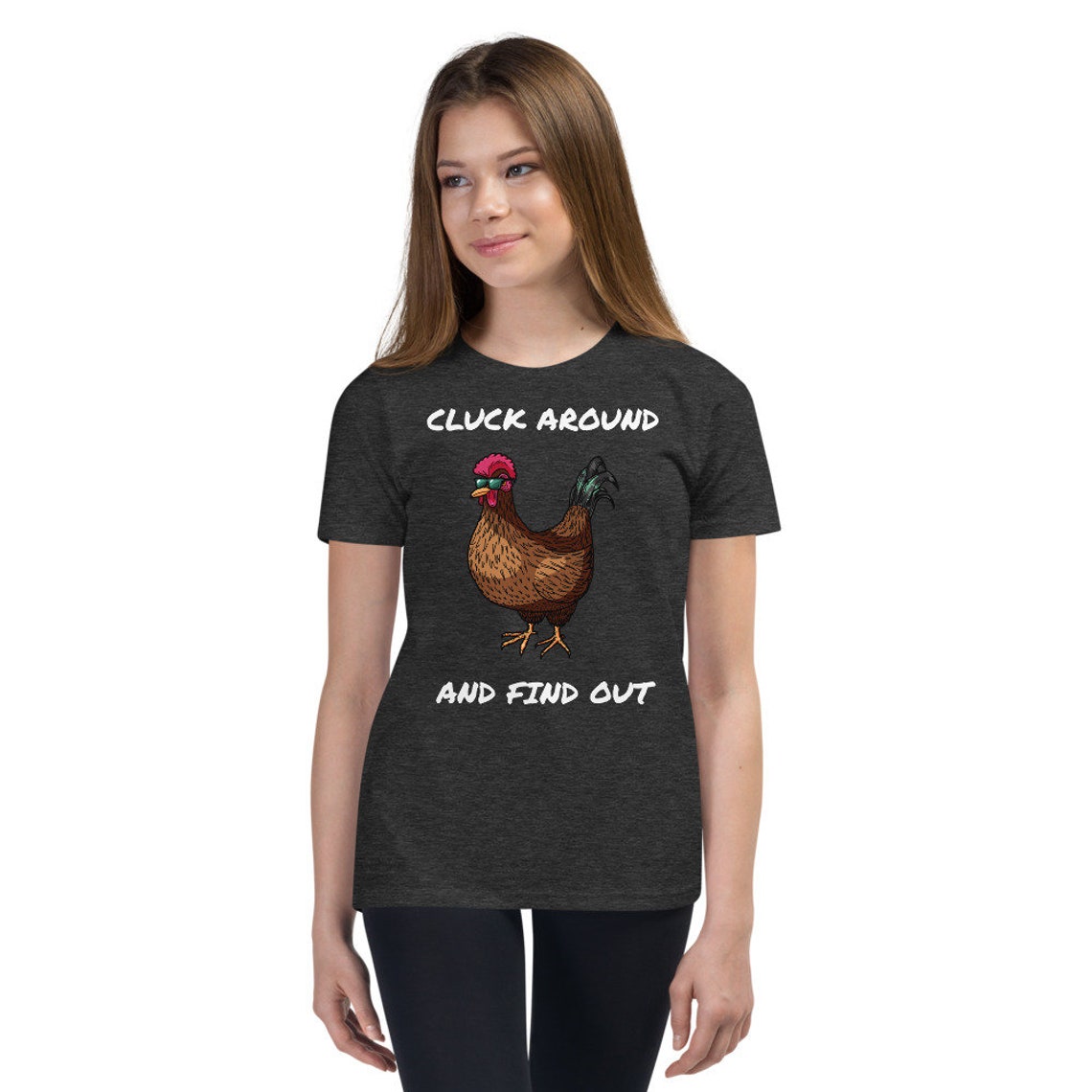 Cluck Around and Find Out Kids T-Shirt Lite Funny Snarky | Etsy