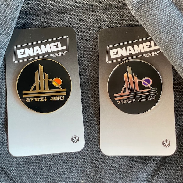 Star War Galaxy’s Edge Black Spire Outpost Bright Suns & Rising Moons High Quality Enamel Pin Badges