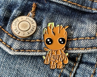 Guardians Of The Galaxy inspired Groot Soft Enamel Pin Badge