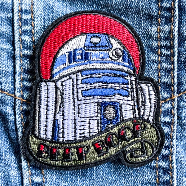 Star Wars Inspired R2D2 Iron On Patches