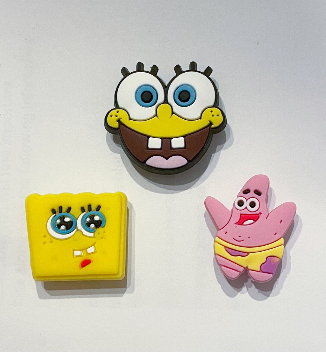 Croc Charm Jibbitz Square Pants Croc Charms Etsy