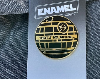 Star War geïnspireerd Death Star "dat is geen maan" Emaille Pin Badge