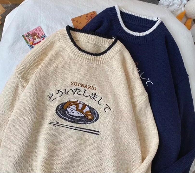 Japanese Sweater - Etsy UK