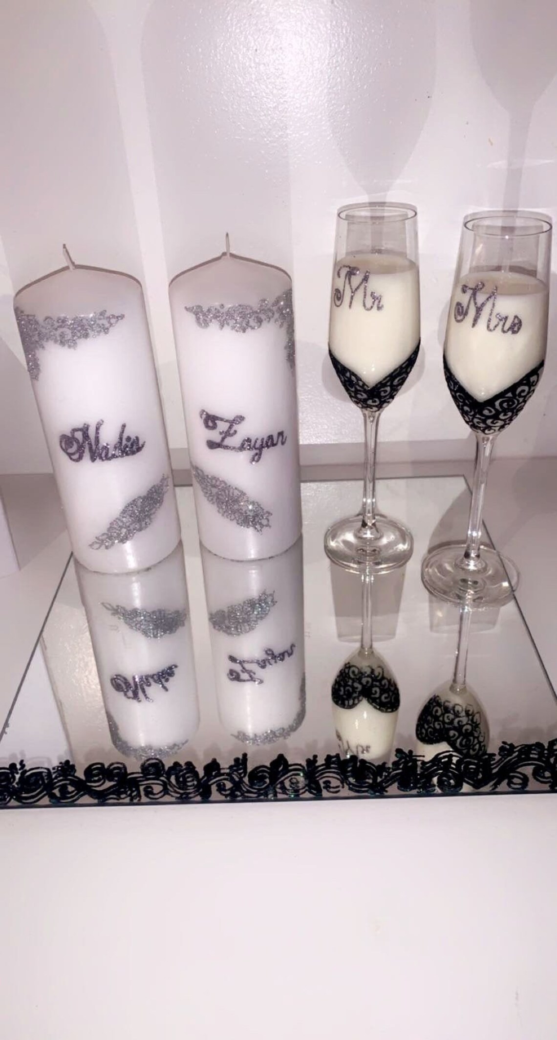 Bougie Mariage Henna Orientale hlel Etsy