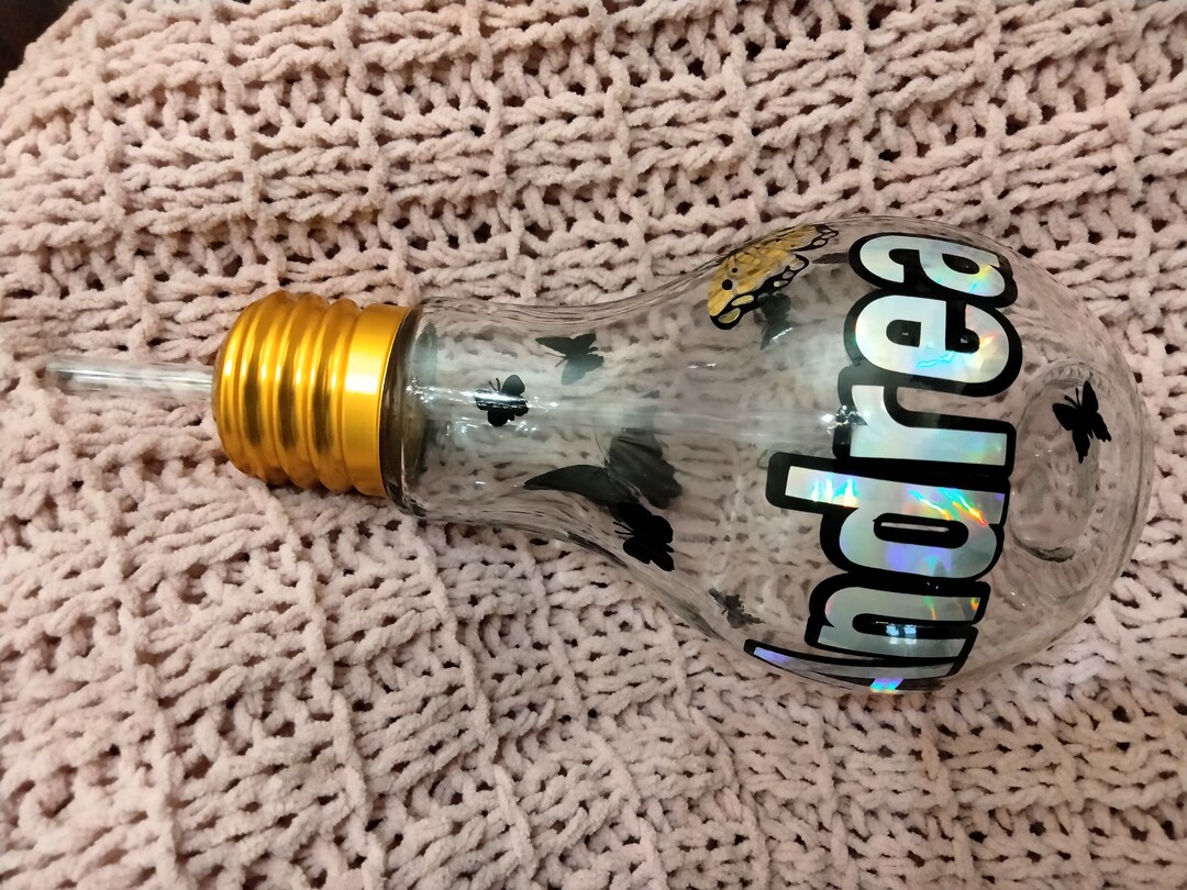 Light Bulb Water Bottle Etsy