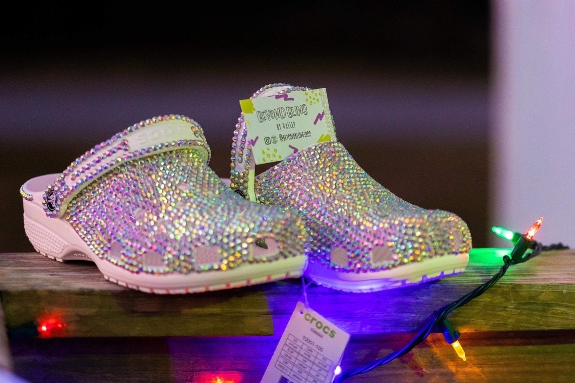 Cool Rhinestone CROC Charms Designer DIY Bling Gems Shoes Decaration Charm  for Croc Jibb Clogs Kids Boys Women Girls Gifts