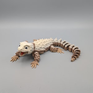 Flexi Armadillo Hagedis Cartoon Versie 3D Print