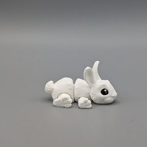 Süßer 3D gedruckter Hase bewegliche Gelenke 7,5 cm lang Variation 2 Bild 7