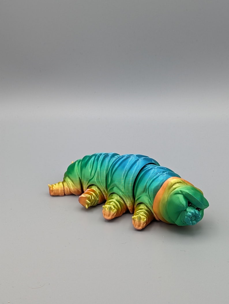 Mini Bärtierchen Wasserbär Tardigrada Spring 3D Druck Bild 3