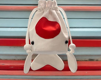 Tancho Kohaku Koi Fish Bucket Bag