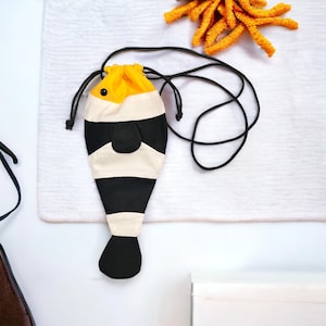 Clownfish Phone Carrier Drawstring Bag