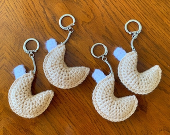 Fortune Cookie Sleutelhanger-Nieuwigheid Sleutelhanger/Bag Charm Good Luck Charm
