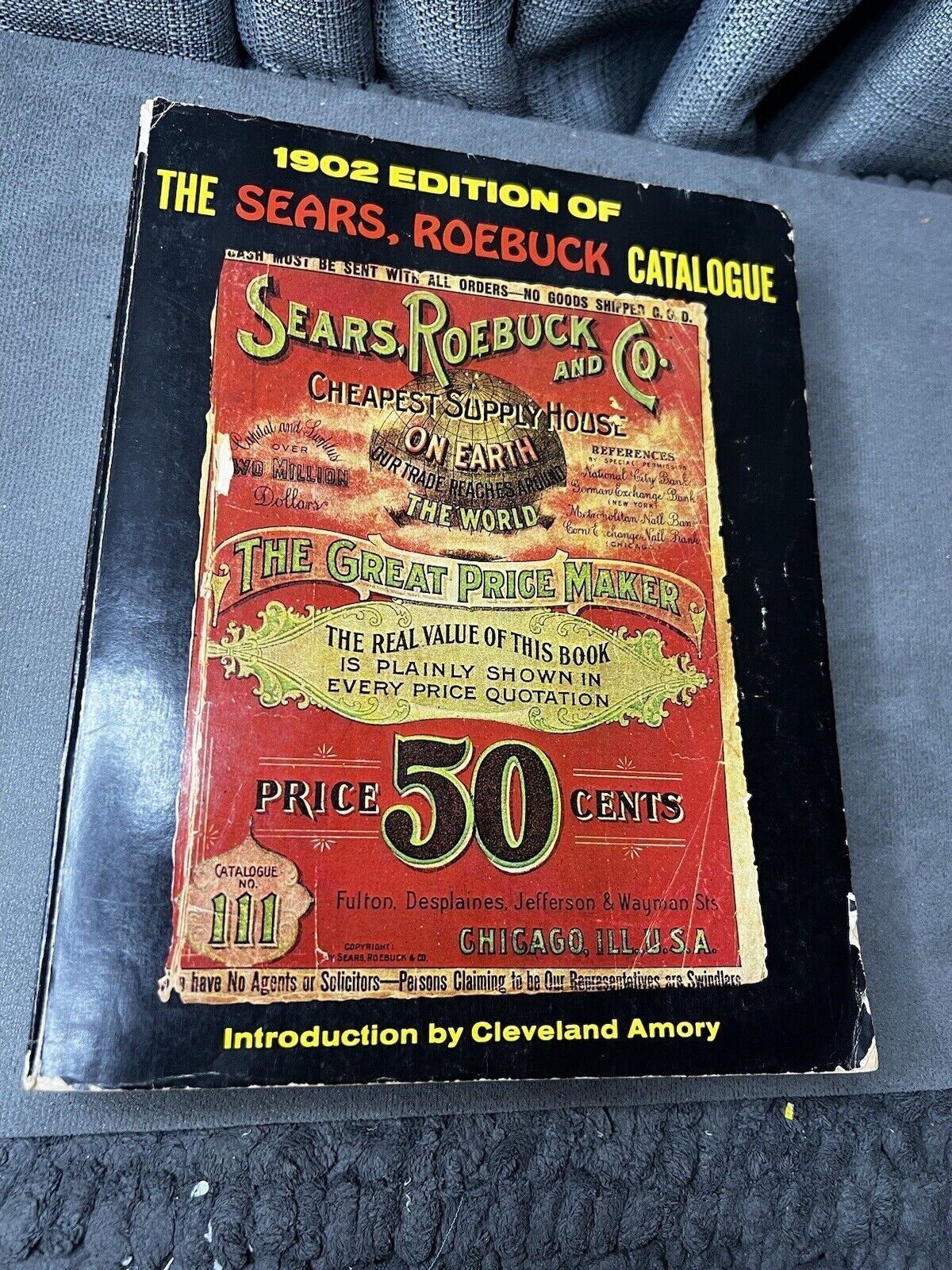 VTG 1902 Edition of the Sears Roebuck Catalogue 1969 Reprint Catalog