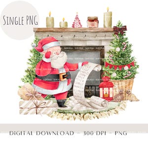 Elenco dei buoni di Babbo Natale PNG di Natale, Sublimazione di Babbo Natale, Design di biglietti di Natale, Design del sacco di Babbo Natale, North PolePNG, Download digitale