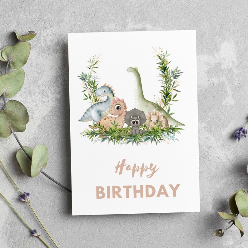 Akvarell babydinosaurie PNG Clipart, söt dinosaurie, babyshower-dinosaurie, barnfödelsedags-dinosaurie PNG, tecknad dinosaurie sublimering kommersiell användning bild 4