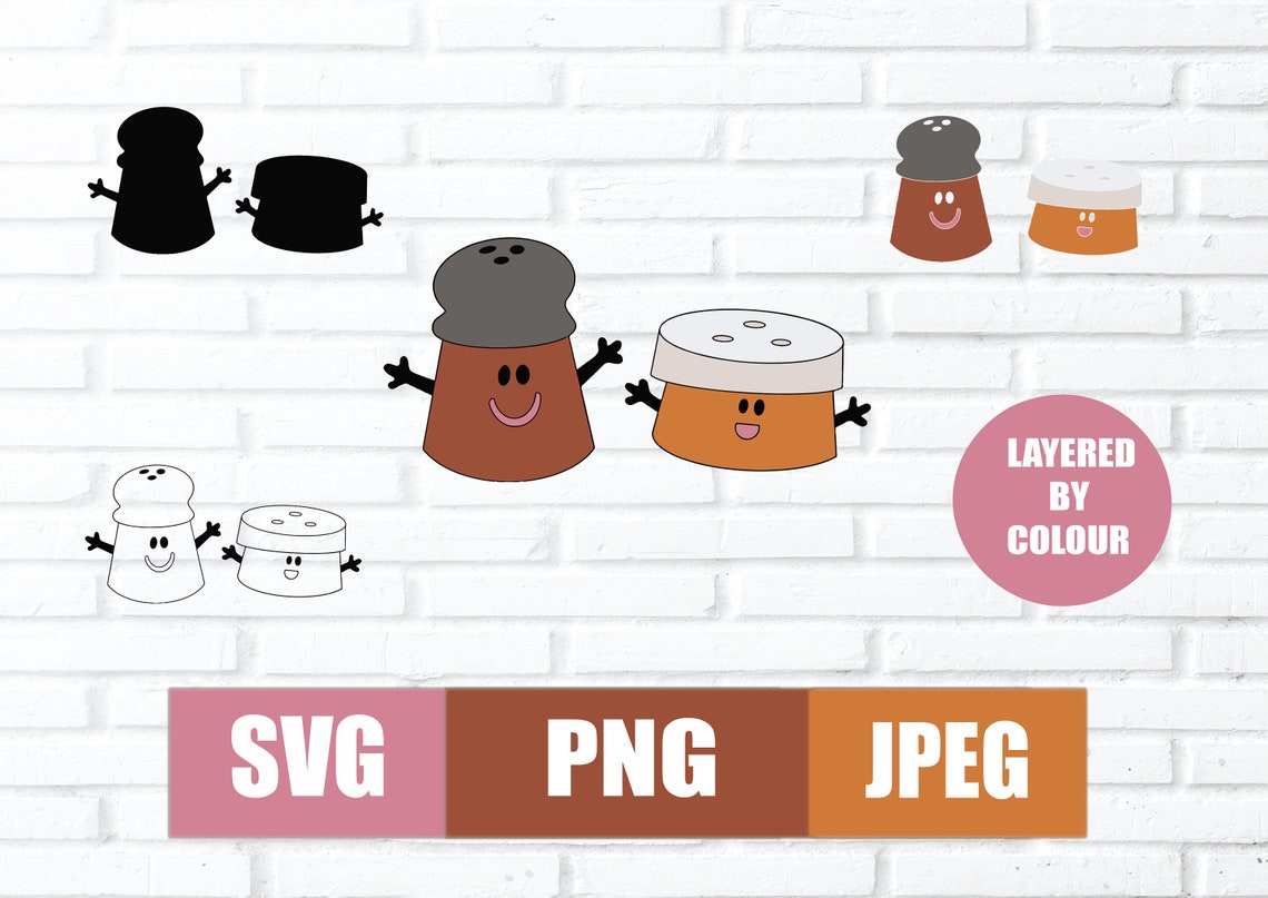 Cinnamon and Paprika Blues Clues Layered Svg Png Jpeg Etsy