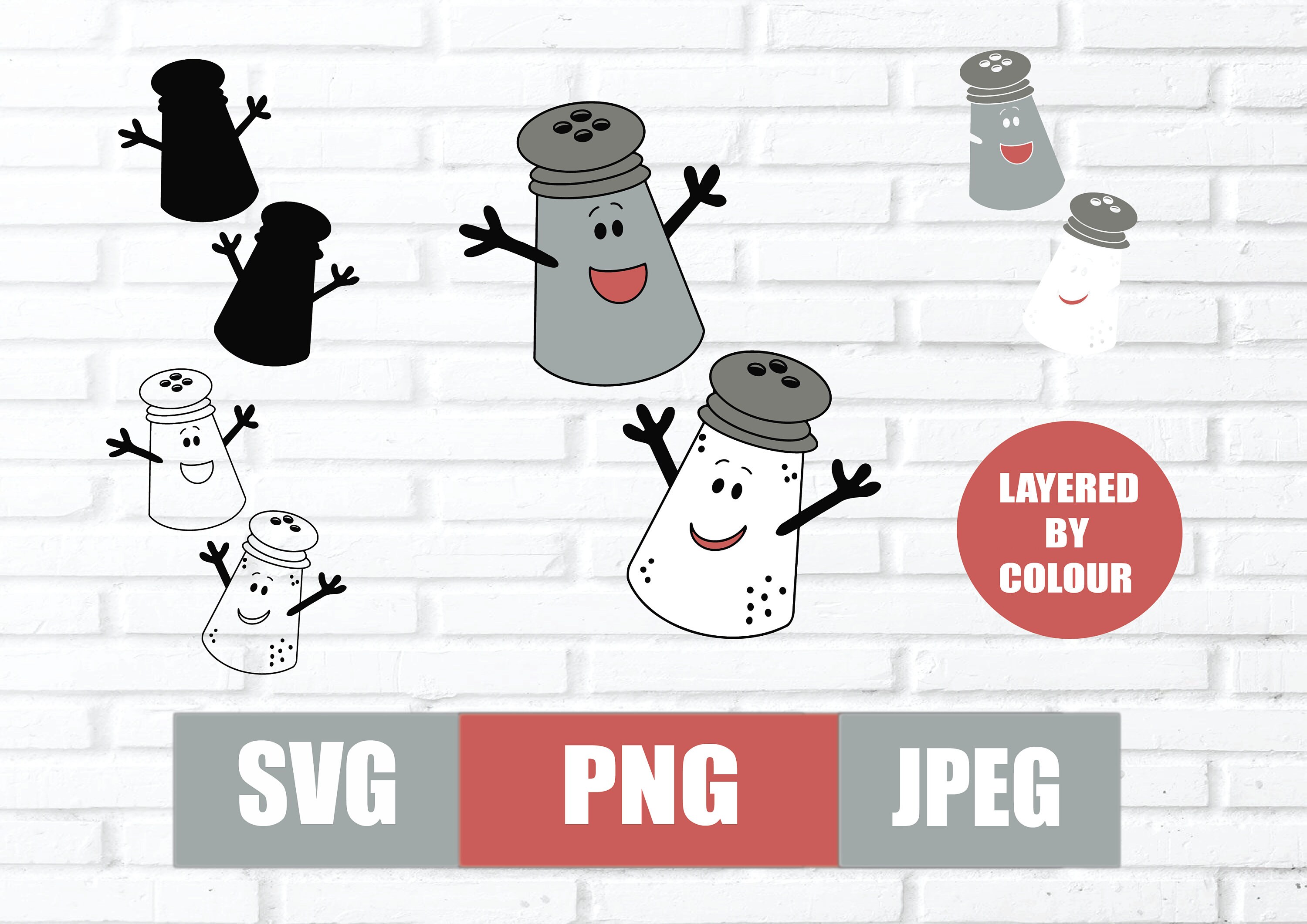 Blue's Clues Salt and Pepper Layered Svg Png Jpeg Etsy India