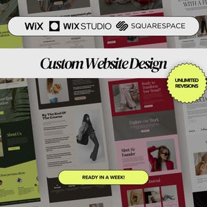 Custom Wix & Squarespace Website Design: Small Business Websites