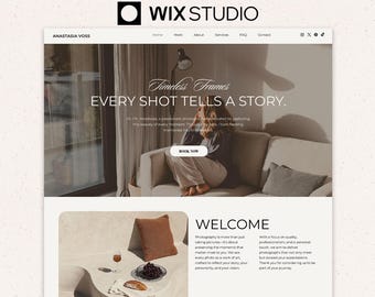 Wix Studio Photographer, Wix Studio Landing page, Wix Studio life coach web design, Wix Studio website, Wix Photographer template