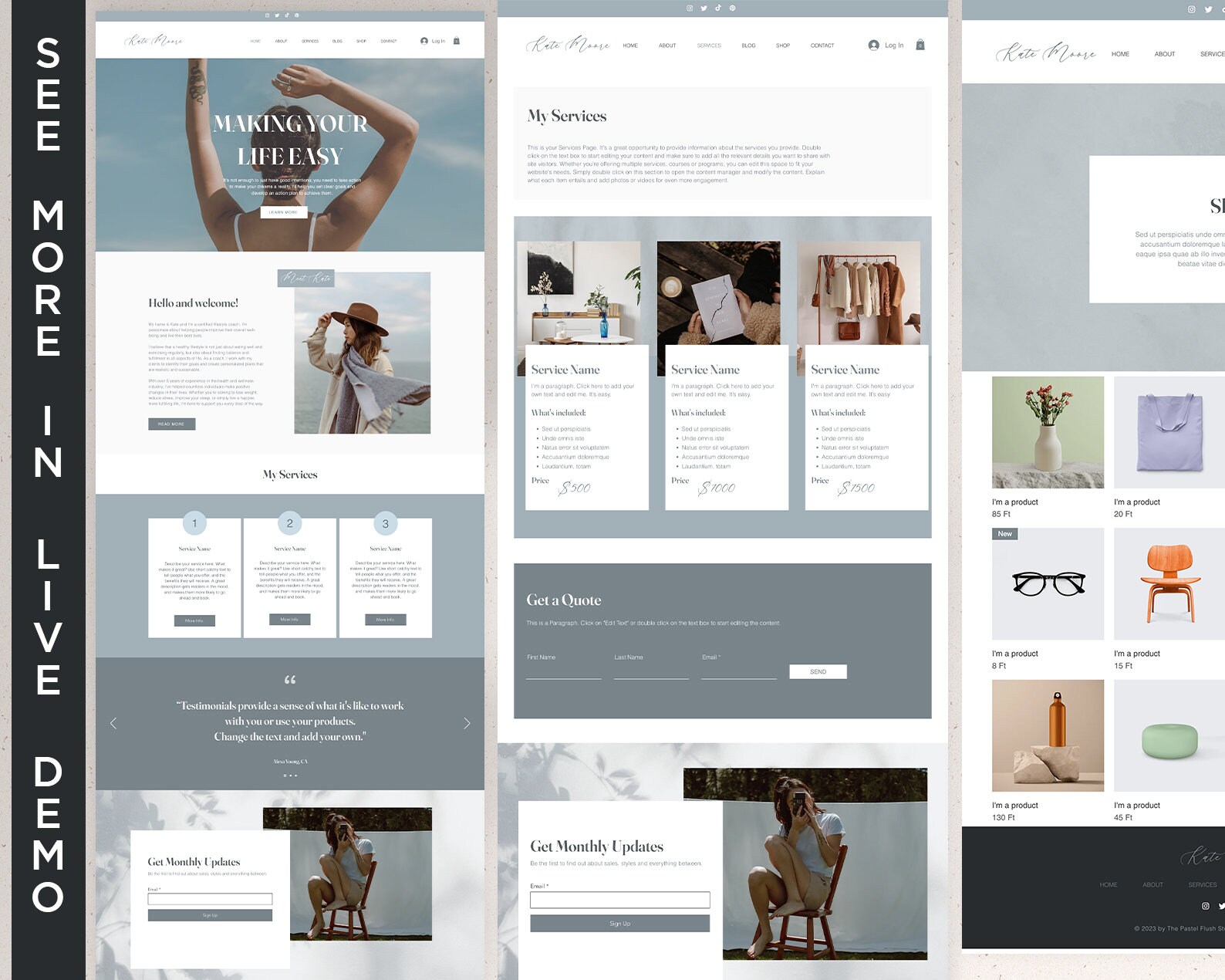 Wix Life Coach Template Wix Template Wix Coach Web Design Socail Wix Life Coach Template Wix Template Wix Coach Web Design Socail