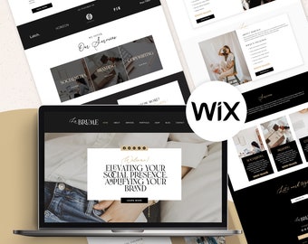 Wix Website Template: Coaching, Agency, Services