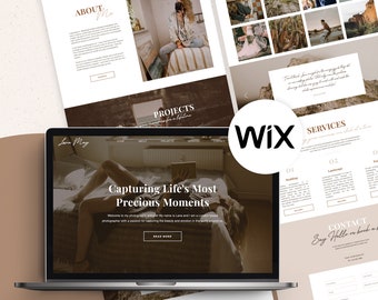 Wix Photographer Template, WiX Landing page, Wix template, Wix coach web design, Photographer website, Wix website