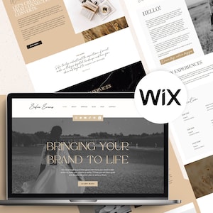 Wix Social Media Coach Template, Wix template, Wix coach web design, Life coach manager website, Wix website template
