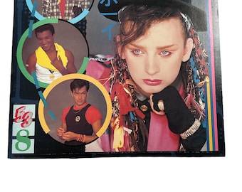 Culture Club 1983 Colour By Numbers Virgin QE 39107 Original Lyric Sleeve LP Vinyl Record