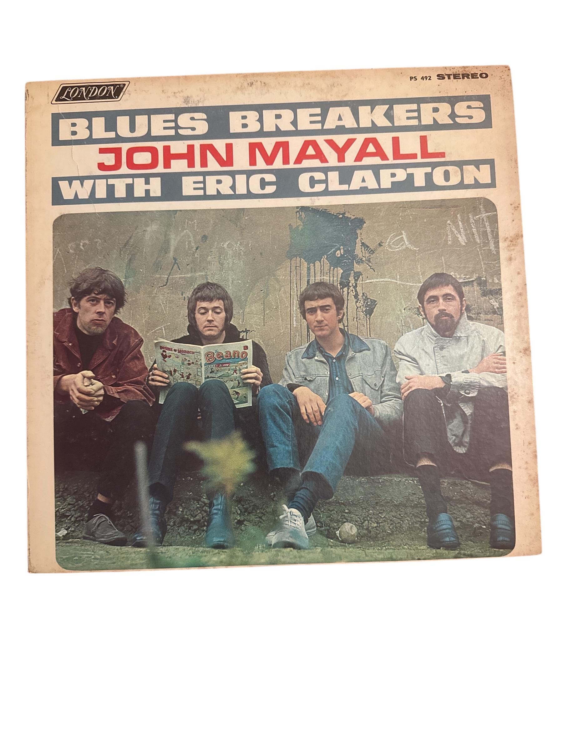 John Mayall Eric Clapton 1967 Blues Breakers London PS 492 LP