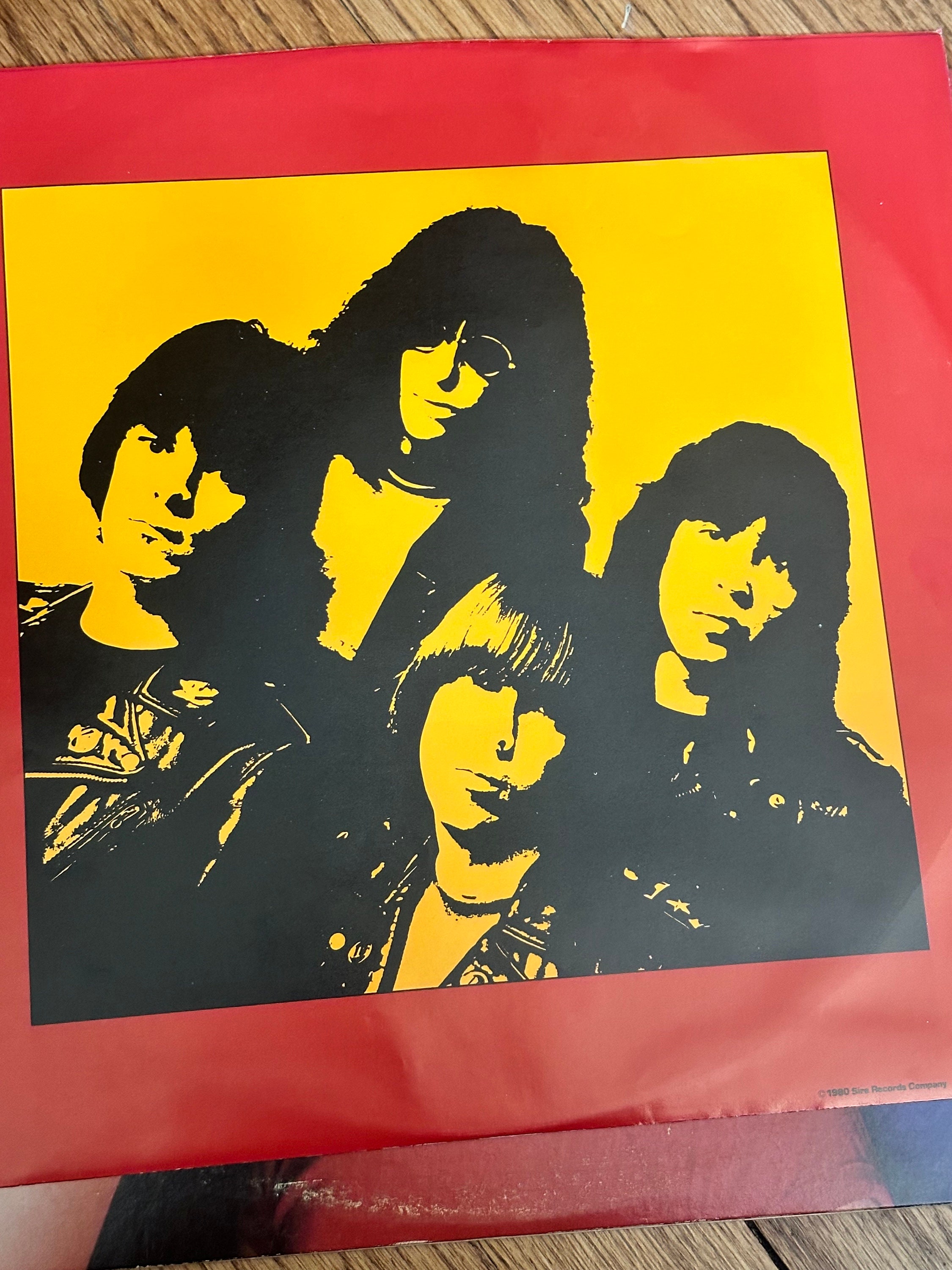 Ramones 1980 End of the Century Sire SRK 6077 Original Lyric