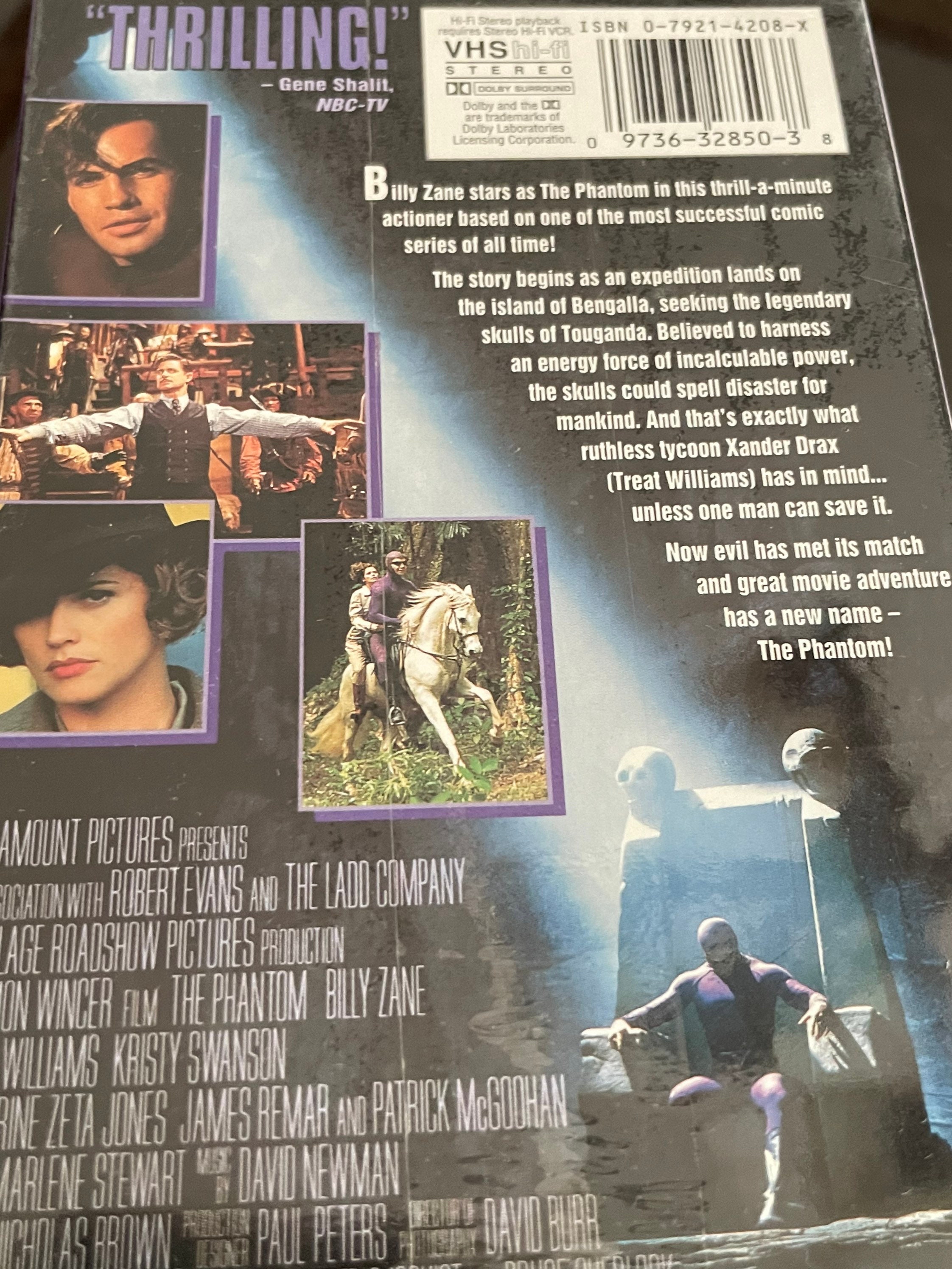 The Phantom 1996 Billy Zane Paramount Pictures Reflective Sleeve