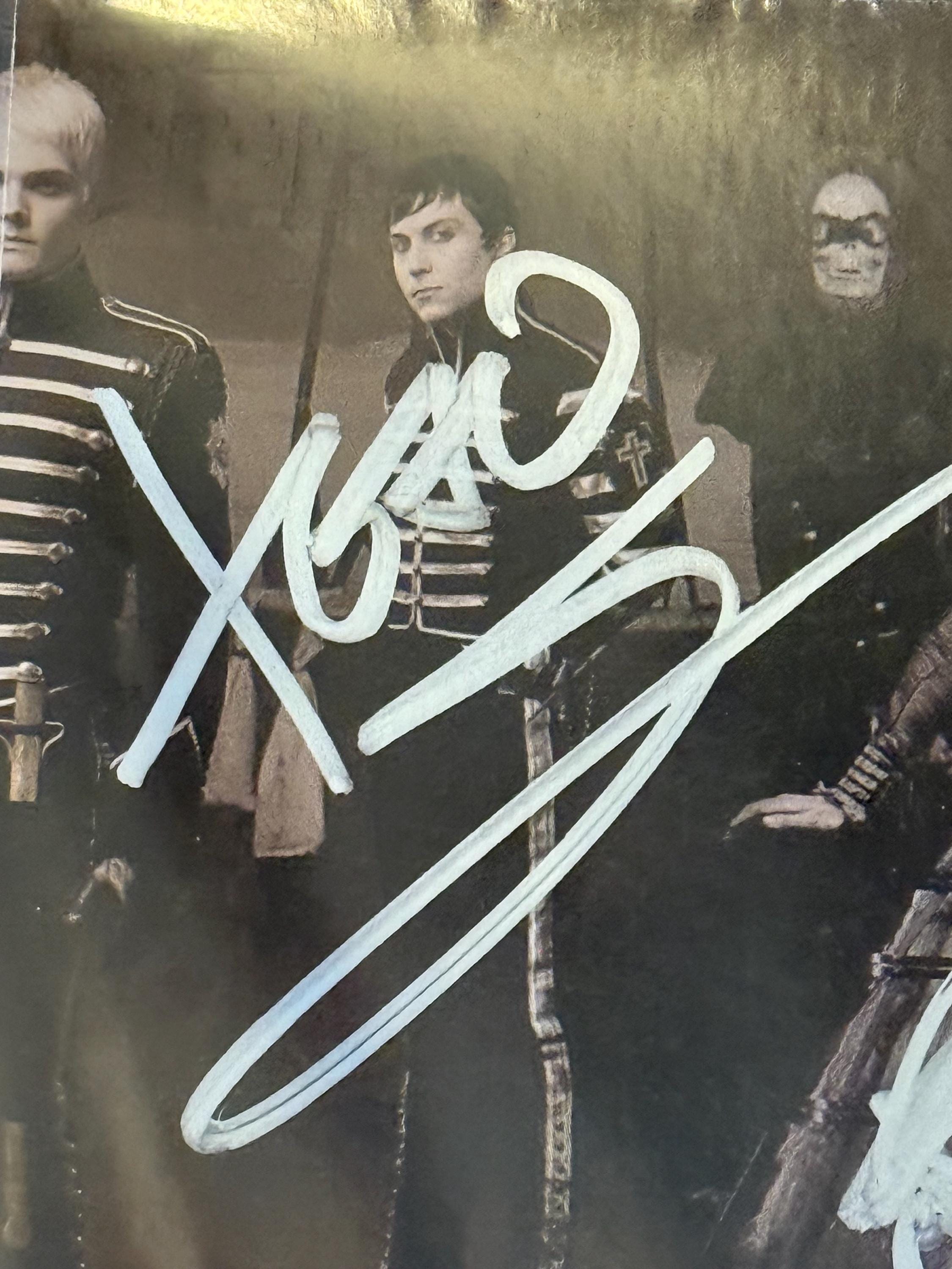Vintage MCR My Chemical Romance the Black Parade CD Fully Signed
