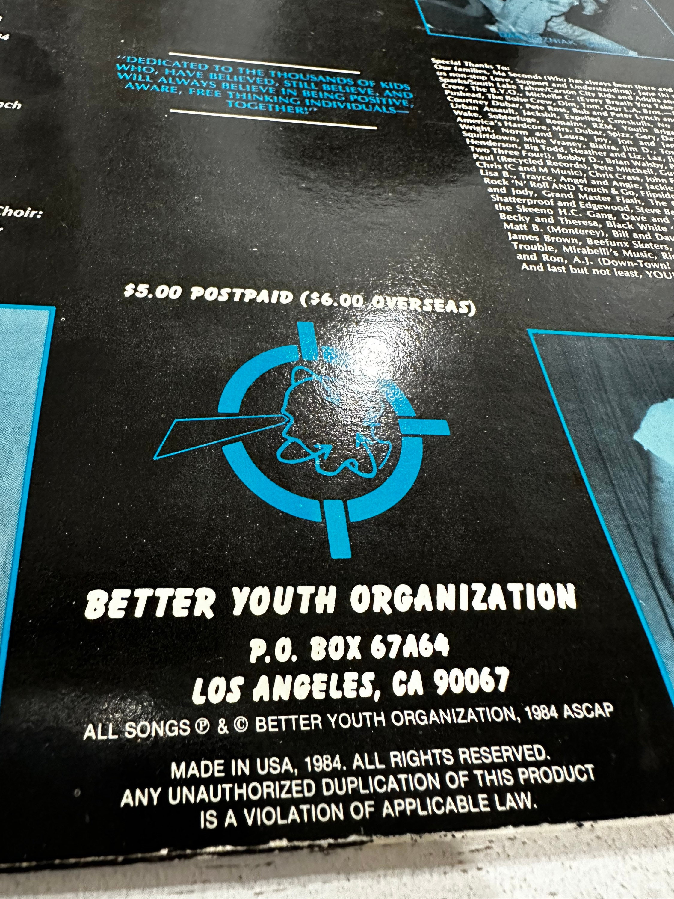 米LP 7 Seconds Crew BYO005 BETTER YOUTH ORGANIZATION /00260 7 Seconds - The Crew - Better Youth Organization – Vinyl, LP