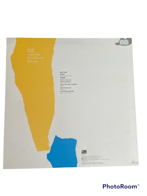 Genesis 1981 Abacab Warner Bros SD-19313 LP Vinyl Record - Etsy