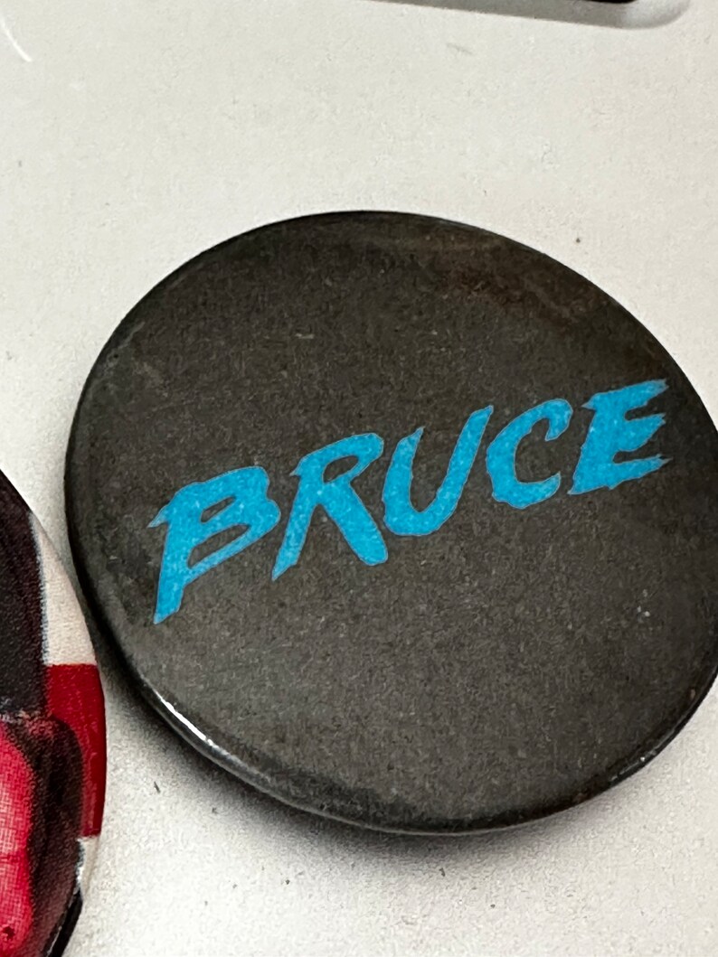Bruce Springsteen 80s the River Born in the USA Bruce Button Pin Badge ...