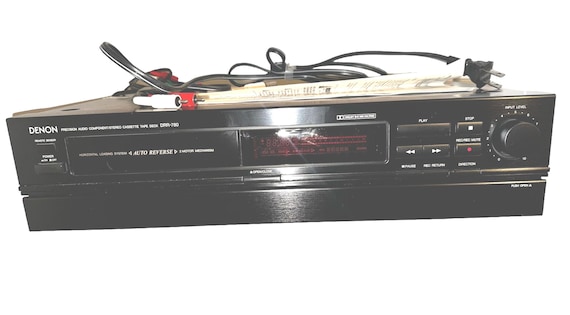 Vintage 90's Denon DRR-780 Casette Tape Deck Player Component