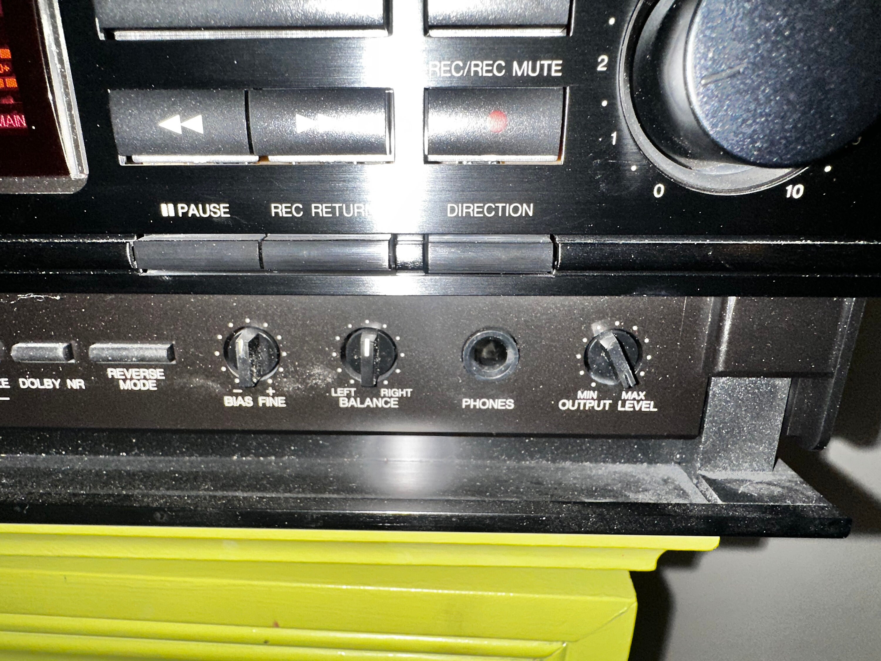 Vintage 90's Denon DRR-780 Casette Tape Deck Player Component