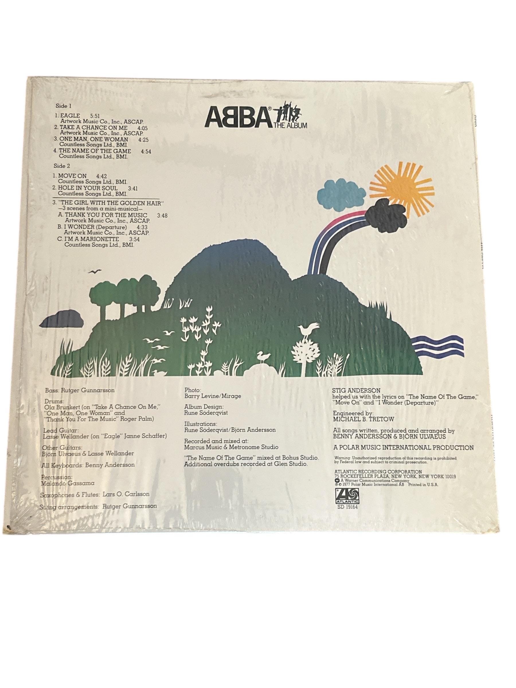 Abba 1977 the Album Atlantic SD 19164 LP Vinyl Record Club Edition