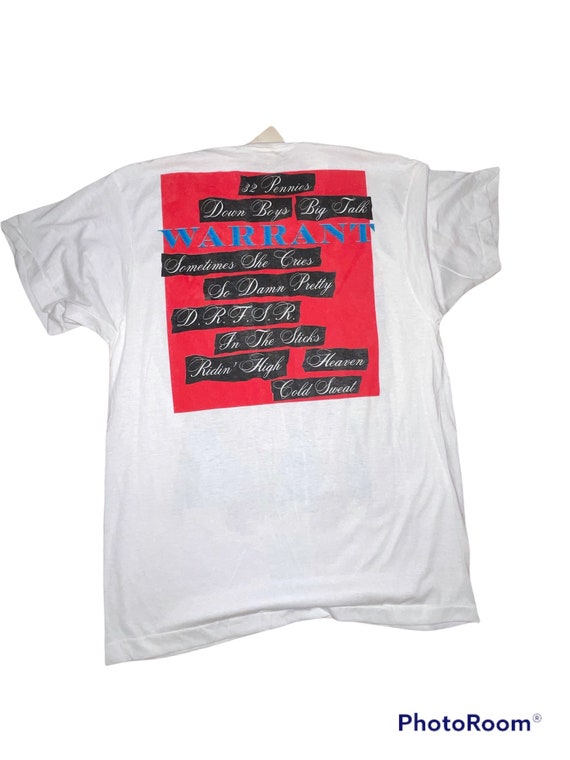Vintage 1989 Screen Stars Warrant Jani Lane Dirty Rotten Filthy