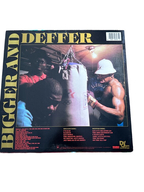 LL COOL J BAD & BIGGER AND DEFFER レコード LL Cool J - Bigger & Deffer Vinyl Record