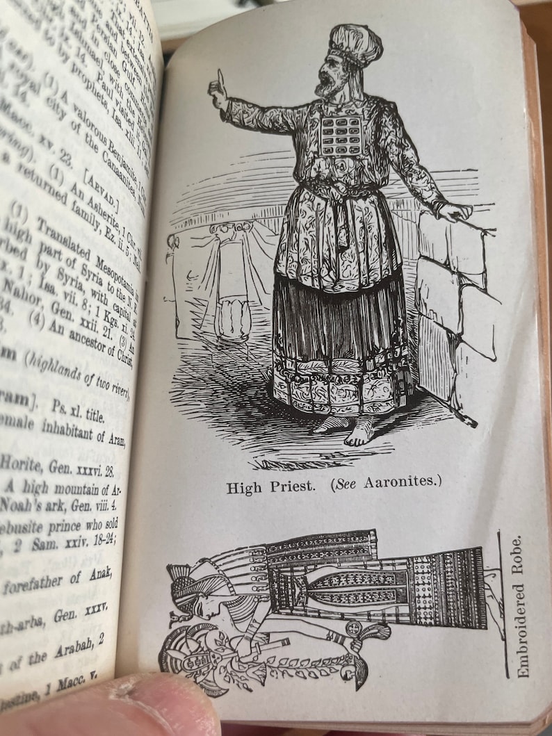 Holman Edition 1901 Pronouncing Bible Illustrated Dictionary Book ...