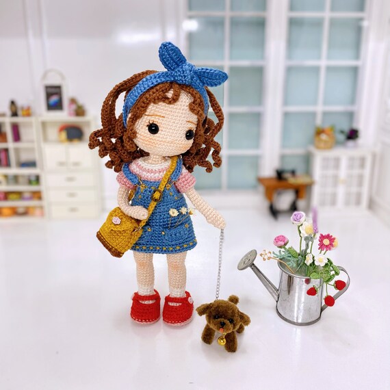 Amigurumi Doll Pattern Jenny Doll, Crochet Girl Doll Pattern, Pdf